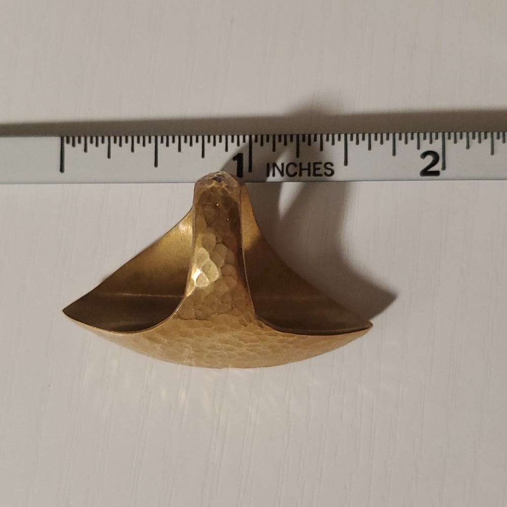 Fierce Brass Statement Ring - image 2